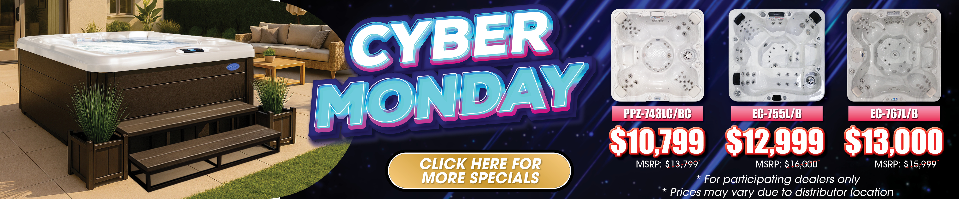 Calspas hot tub being used in a family setting - Tigard